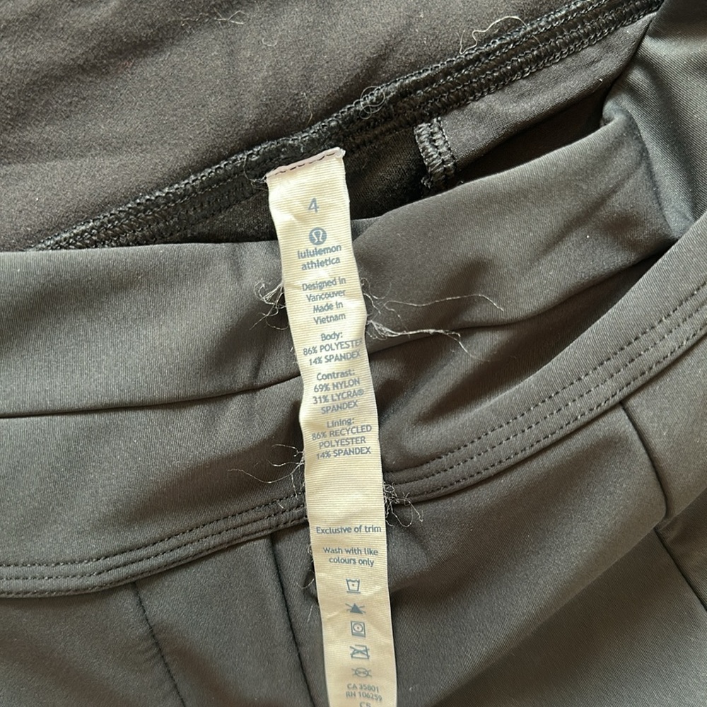 NWOT lululemon cold weather jogger - size 4 - Picture 9 of 13